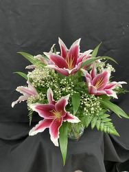 Pink Lily Bouquet From Rogue River Florist, Grant's Pass Flower Delivery